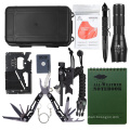 2021 New Camping Survival Gear Kit, Outdoor Emergency Survival Gear Tools with Tactical Pen Plier Waterproof Notebook